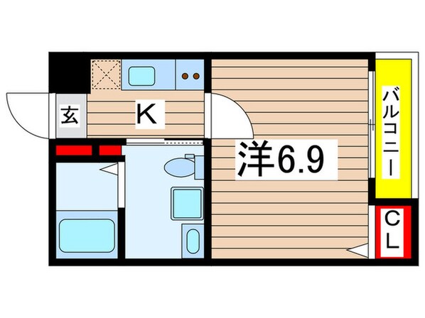 Voier Soleil Nishitugaの物件間取画像